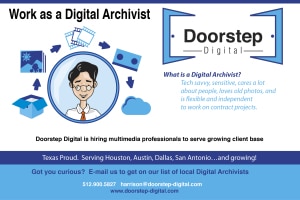 Work as Digital Archivist for Doorstep Digital