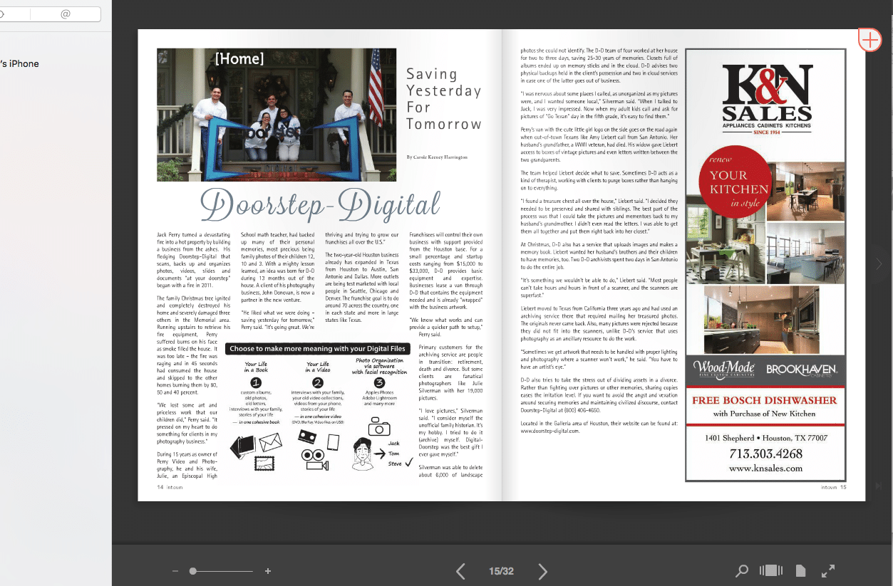 Doorstep Digital - In Town Magazine - Sept 2016